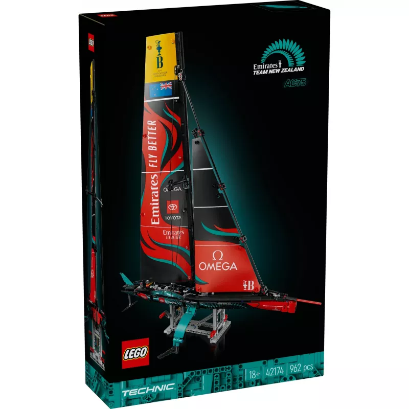 LEGO TECHNIC 42174 Emirates Team nauja Zealand AC75 Yacht