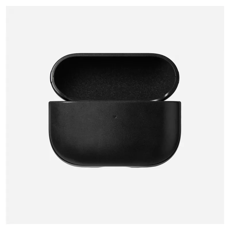 Nomad Modern Leather dėklas — Oda, Mikropluoštas, Polikarbonatas, Juoda