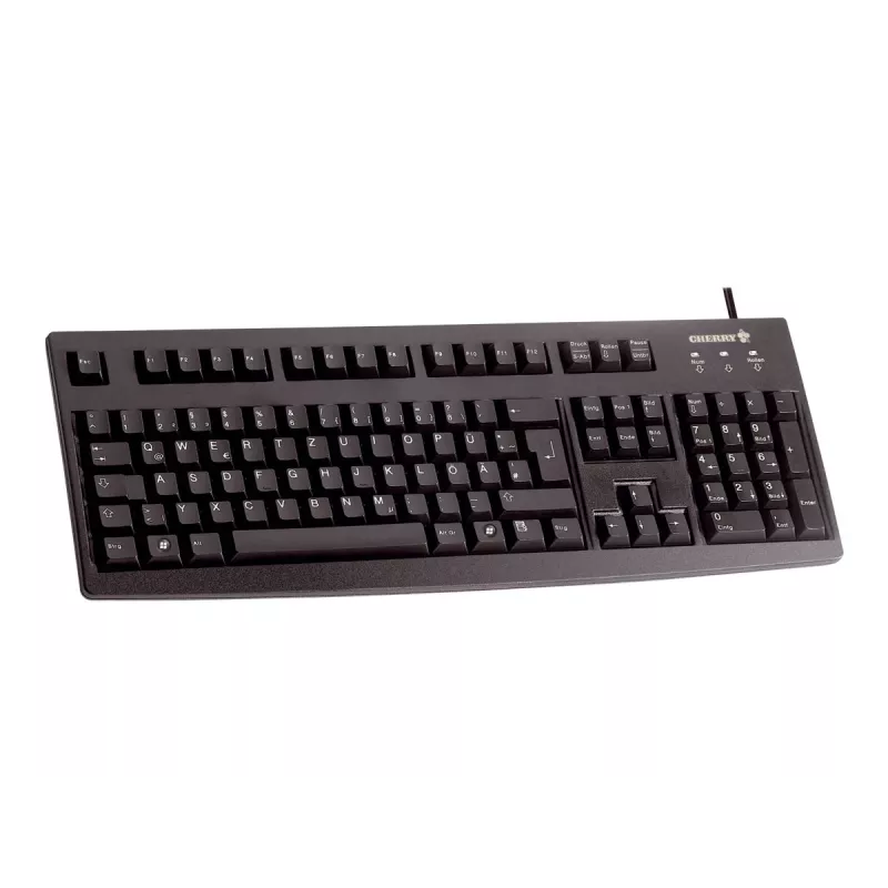 CHERRY G83-6104 klaviatūra universali USB QWERTY US English juoda