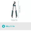 Gardena genėtuvai EasyCut S pilka/turkio 50 cm (12030-88)