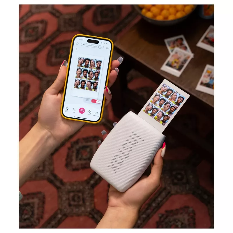 Nuotraukų spausdintuvas Fujifilm Instax Mini Link 3 Pink Bluetooth nešiojamasis momentinis spausdintuvas