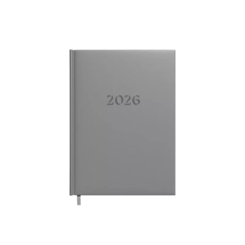 Planavimo bloknoto kalendorius 2026 A5 pilkas