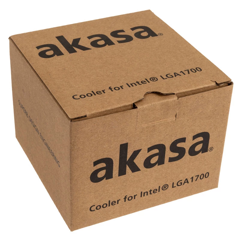 Radiatorius/Aušintuvas Akasa AK-CC6603EP01 9,5 cm aliuminis juodas