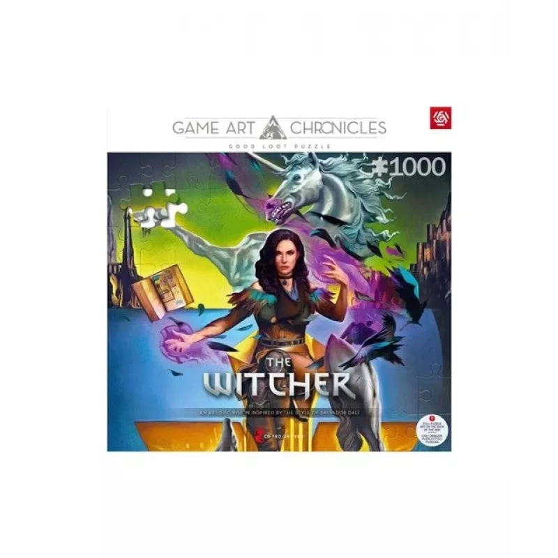Good Loot Game Art Chronicles Dėlionė: The Witcher Yennefer & Salvador Dali (1000 elementų)