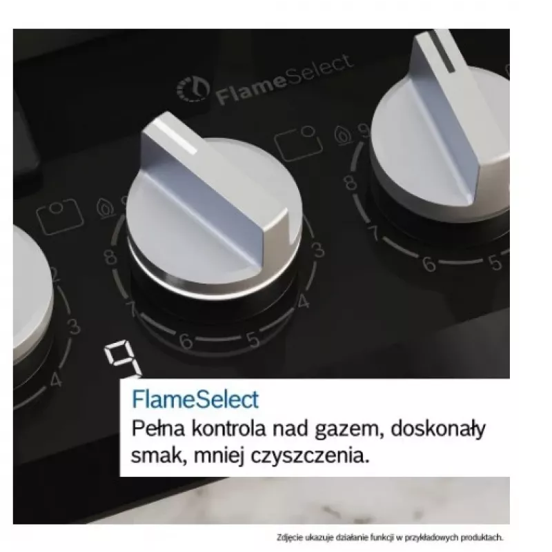 Įmontuojama dujinė kaitlentė Bosch PPP6A2I40, 4 zonų, ketaus grotelės, juoda, 590×520×54 mm, sukamosios rankenėlės valdymas