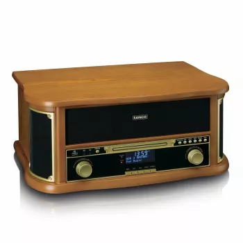 Lenco TCD-2571WD patefonas 10W medinis 1 denis DAB FM Bluetooth