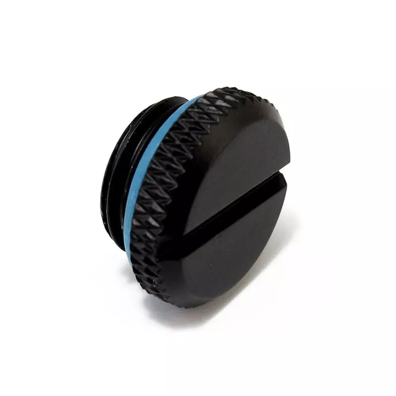 XSPC Plug V2 G1/4 col. Ag – 10 vnt. pakuotė, juodas matinis