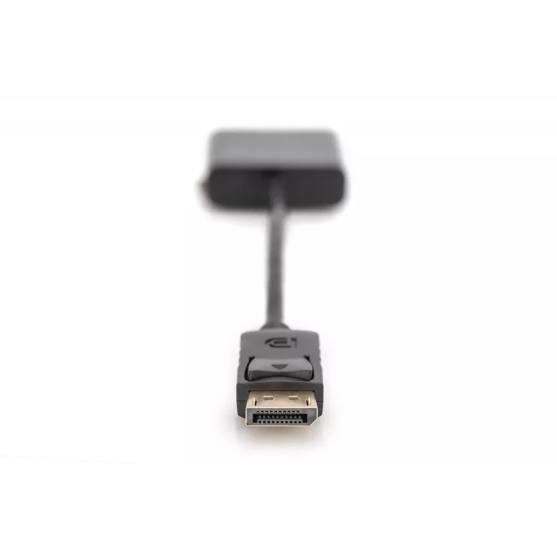 Assmann DisplayPort adapter cable. DP - DVI (24+5) M/F. 0.15m.w/interlock. DP 1.1 compatible. UL. bl. w/o shielding. 32AWG (AK-340409-001-S)