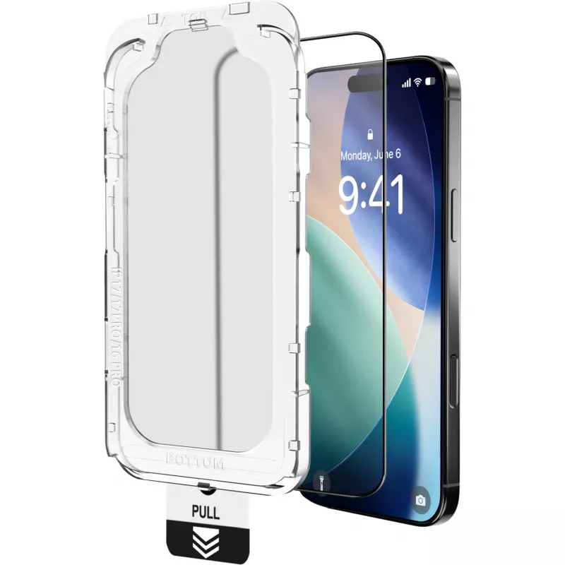 Nevox NEVOGLASS 3D apsauginis stiklas iPhone Air 6.6 col. EASY APP