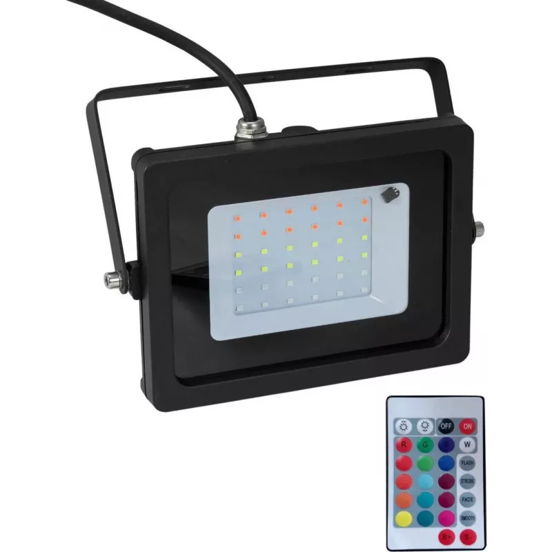 LED prožektorius EUROLITE FL-30 SMD RGB 30W IP65 – lauko RGB prožektorius 30 W