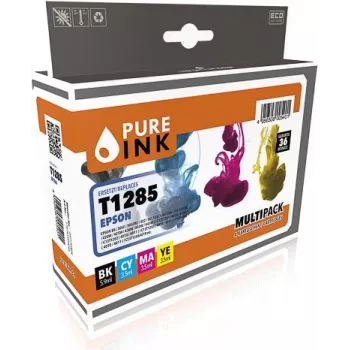 Pure Ink EPST1285MP4 spausdintuvo eksploatacinė medžiaga, juoda