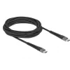 USB laidas DeLOCK 81126 USB 2.0 3 m USB C juodas