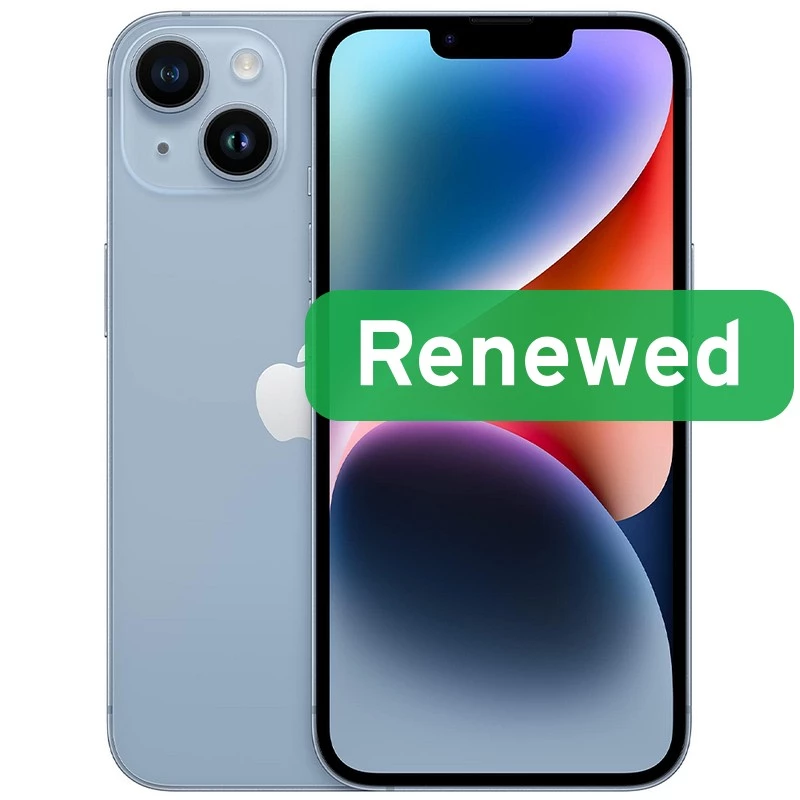 „Apple Renew“ C klasės | „iPhone 14“ | Mėlyna | 6,1 colio | „Super Retina XDR“ | A15 Bionic | 6 GB | 128 GB | „iOS“