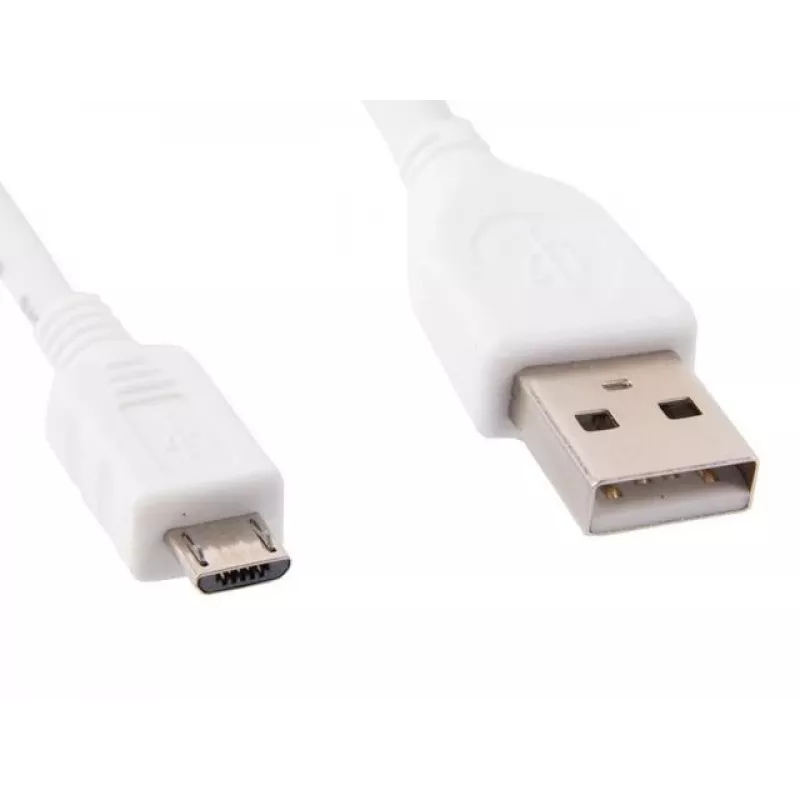 Gembird Cablexpert - USB kabelis - Micro-USB tipo B (kištukas) į USB (kištukas) - 1 m - formuotas - baltas (CCP-MUSB2-AMBM-W-1M)