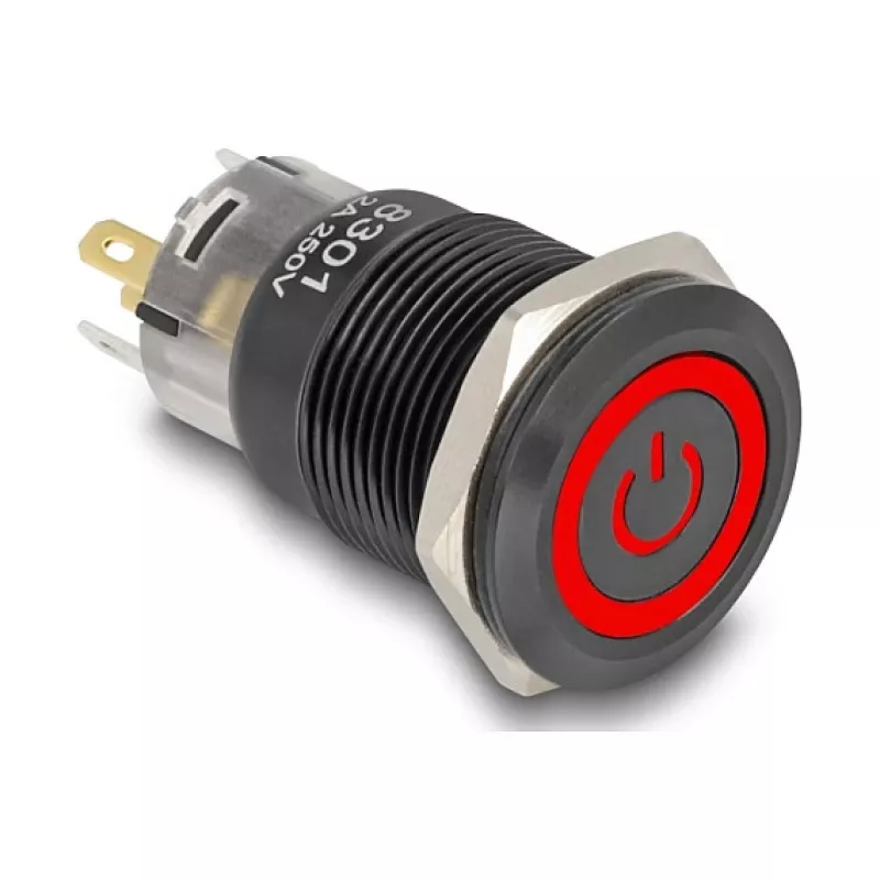 Jungiklis DELOCK 22023 19 mm 12 V su 5 litavimo jungtimis