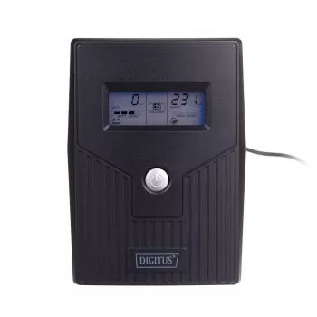 Nepertraukiamo maitinimo šaltinis DIGITUS DN-170063-LCD-B 0,6 kVA (360 W) su LCD