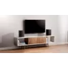 Lentyninės kolonėlės Teac BS-60BK LED juodos — Bluetooth, 2×90W, RCA, USB, optinis, su boso refleksu, nuotolinis valdymas