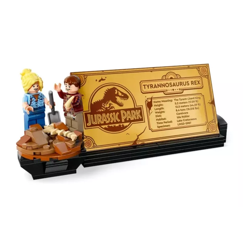 LEGO Dinozaurų Griaučiai Tyrannosaurus 76968 konstravimo rinkinys – surenkamas T. rex griaučių modelis