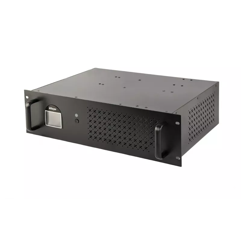 Gembird - UPS stelažinis 19'' 3.4U 1500VA, 4x IEC 230V išėjimai, IEC14 įėjimas, RJ11, USB, LCD, Line-Interactive 1.5 kVA 900 W 4 AC lizdai