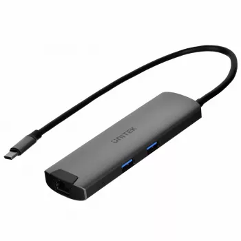 Sąsajos šakotuvas UNITEK H1112F USB 3.2 Gen 1 Type-C