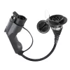Automobilinio įkroviklio adapteris Extralink BS-EVSC004 į BS-EVP001-L32A 240 V juodas