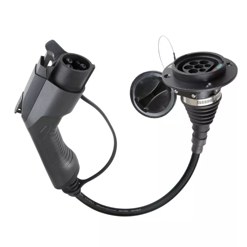 Automobilinio įkroviklio adapteris Extralink BS-EVSC004 į BS-EVP001-L32A 240 V juodas