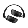 Skullcandy Riff Wireless 2 ausinės, uždedamos ant ausų, įmontuotas mikrofonas, 3,5 mm, USB, juodos, belaidis ryšys