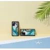 Apsauginis telefono dėklas iKins Samsung Galaxy Note 20 – Aqua Agate dizainas