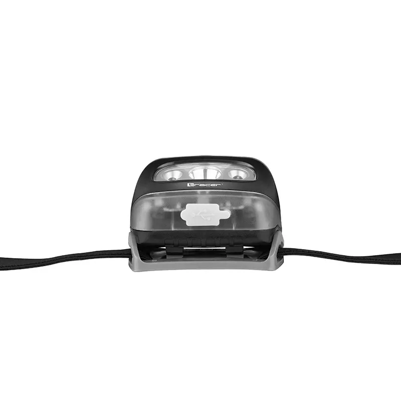 Galvos žibintuvėlis Tracer TRAOSW47013 LED juodas 1200 mAh USB