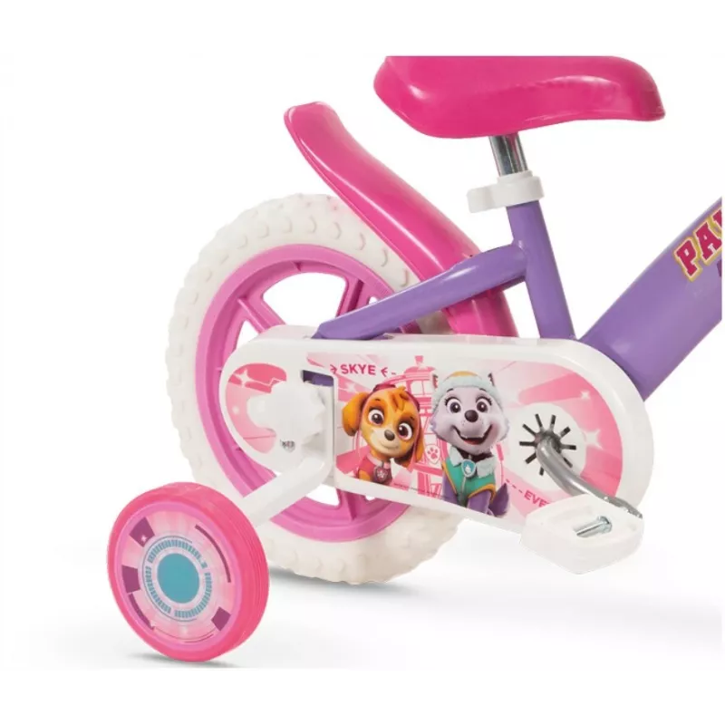 Vaikiškas dviratis 12 Paw Patrol Purple 1180 mergaitei TOIMSA