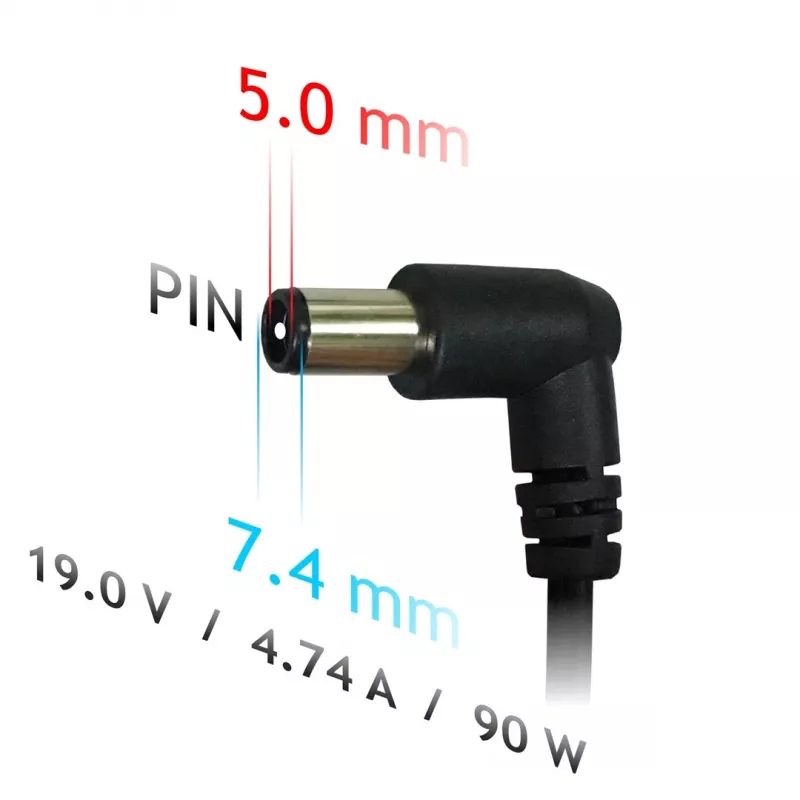Maitinimo adapteris / keitiklis Akyga AK-ND-04 nešiojamiesiems kompiuteriams, skirtas naudoti patalpose, 90 W, įėjimo įtampa 100–250 V, juodas