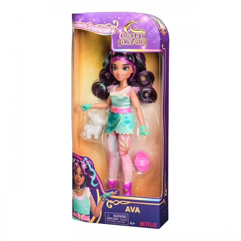 Mados lėlė Spinmaster Unicorn Academy Ava modelis 6072649 – mados lėlė su teminiu apdaru ir aksesuarais