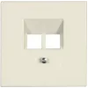 JUNG LS 969-2 UA - Ivory - Thermoplast - conventional - JUNG - UAE 2 x 8 UPO - UAE 8-8 UPO - UAE 8-8 UPOK6E - UAE 8-8 UPOK6 - MK-POF-2UAE - RJ-45