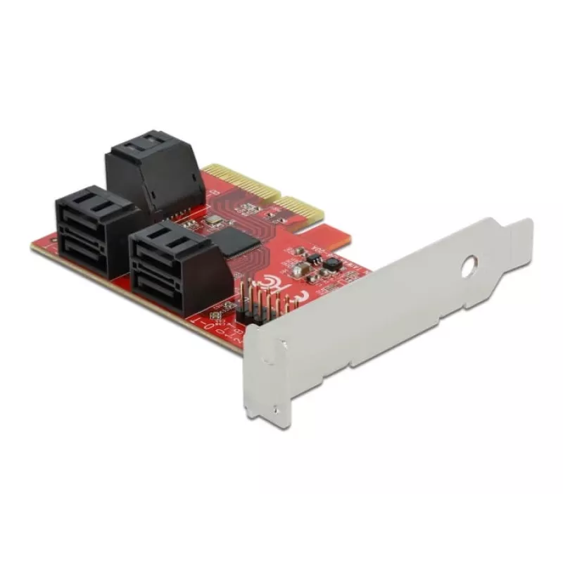 SATA PCI Express x4 kortelė DeLOCK 6 prievadai žemo profilio formos faktorius