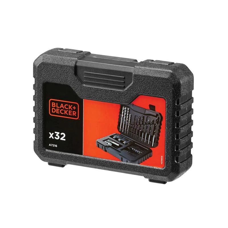 BLACK & DECKER | 32 dalių gręžimo ir atsukimo rinkinys | A7216-XJ