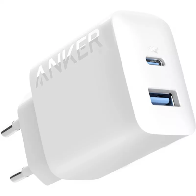 Mobiliojo įrenginio įkroviklis Anker A2348G21 — 20 W USB‑C vidaus, baltas