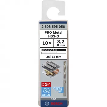 Sukamieji grąžtai Bosch 2608595056 HSS šlifuoti 5-10mm