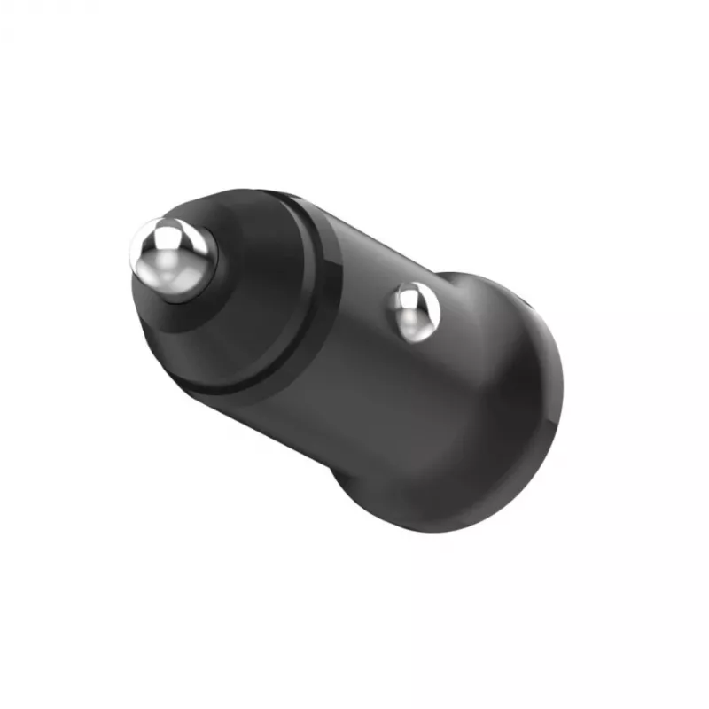 Automobilinis USB‑C įkroviklis FIXED FIXCC20N‑C‑BK 20 W, vienas USB‑C prievadas, kompaktiškas juodas, skirtas 12 V lizdui