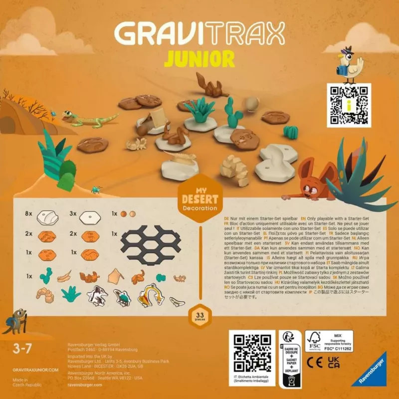 Gravitrax Junior dykumos rinkinys