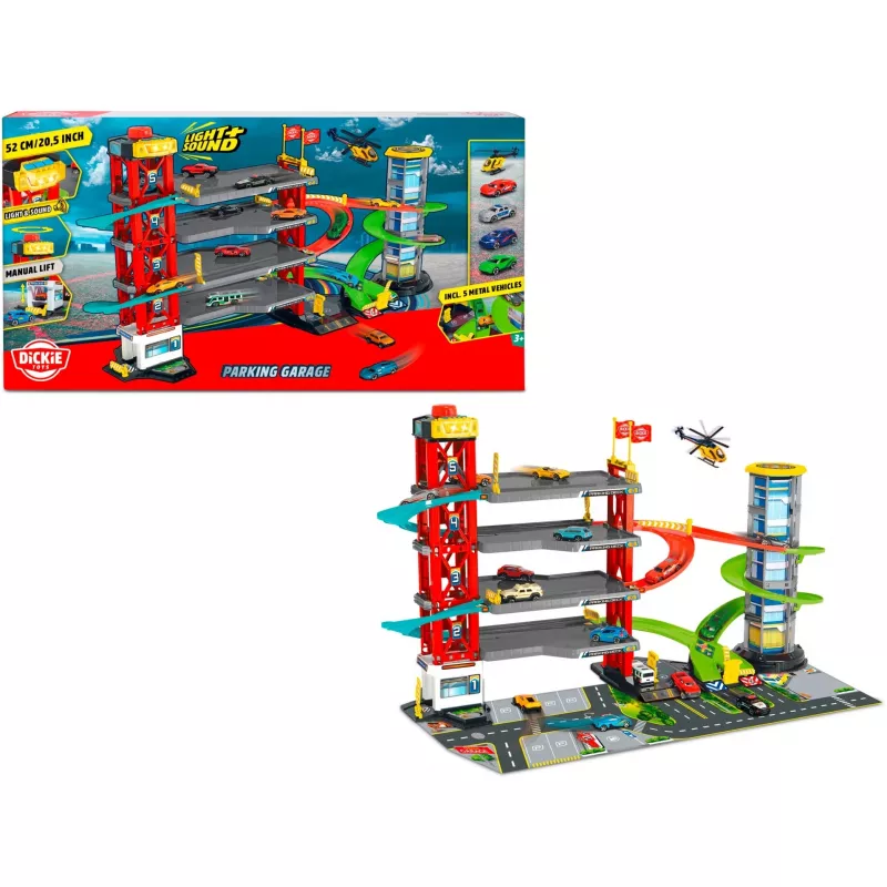 Dickie Parking garage multi-level.+5 cars 333-9000