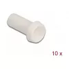 Šviesolaidžių dulkių dangtelis DeLOCK 86845 10 vnt. balti