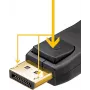 Goobay 64849 DisplayPort laidas 1 m juodas (64849)