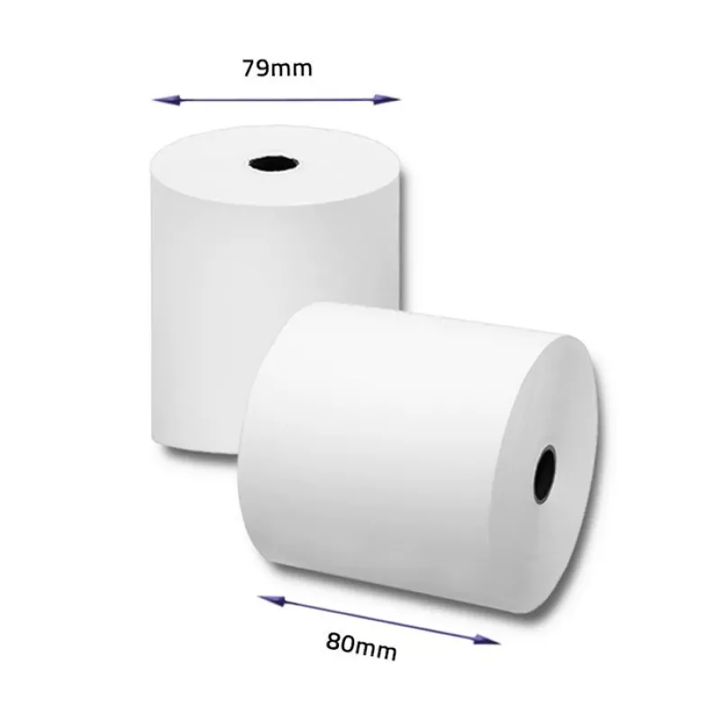 Qoltec 51892 Terminis ritinėlis 80 x 80 | 55g/m² | 10 vnt. | be BPA