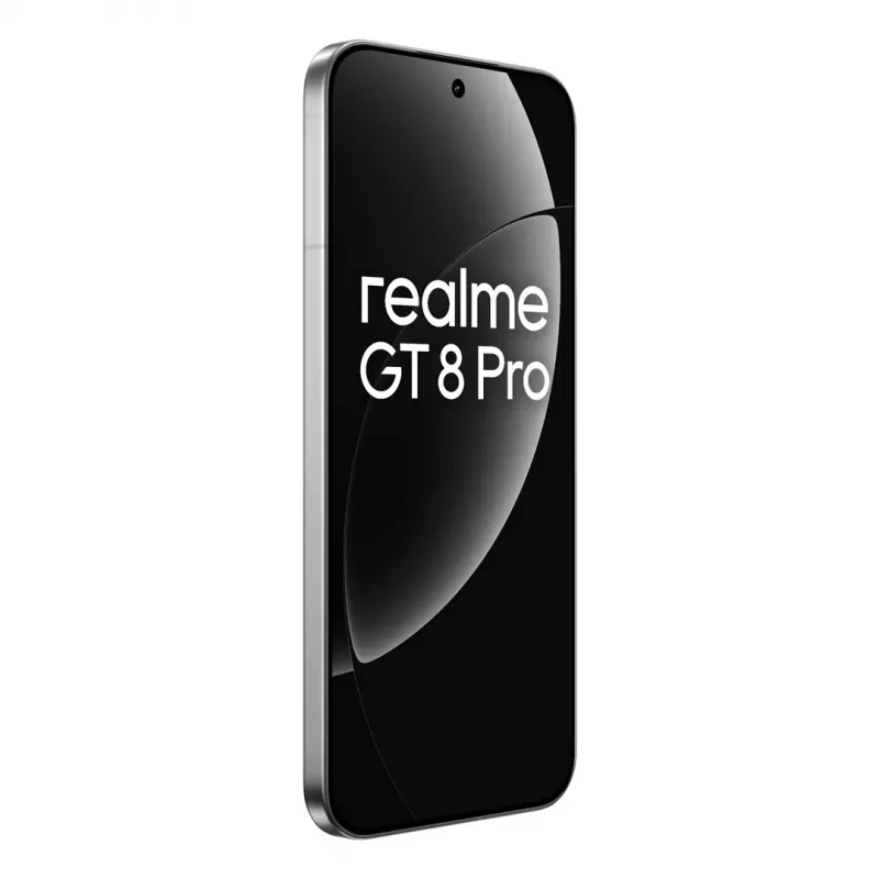 Išmanusis telefonas REALME GT 8 Pro 5G — 6,79 col. AMOLED 3136×1440, Snapdragon 8 Elite, 16 GB RAM, 512 GB, 50/200/50 MP, 7000 mAh, Balta