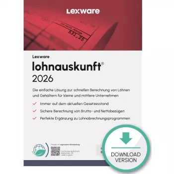 Lexware lohnauskunft 2025 Finansinė analizė 1 licencija (-os) 1 metai (-ų)