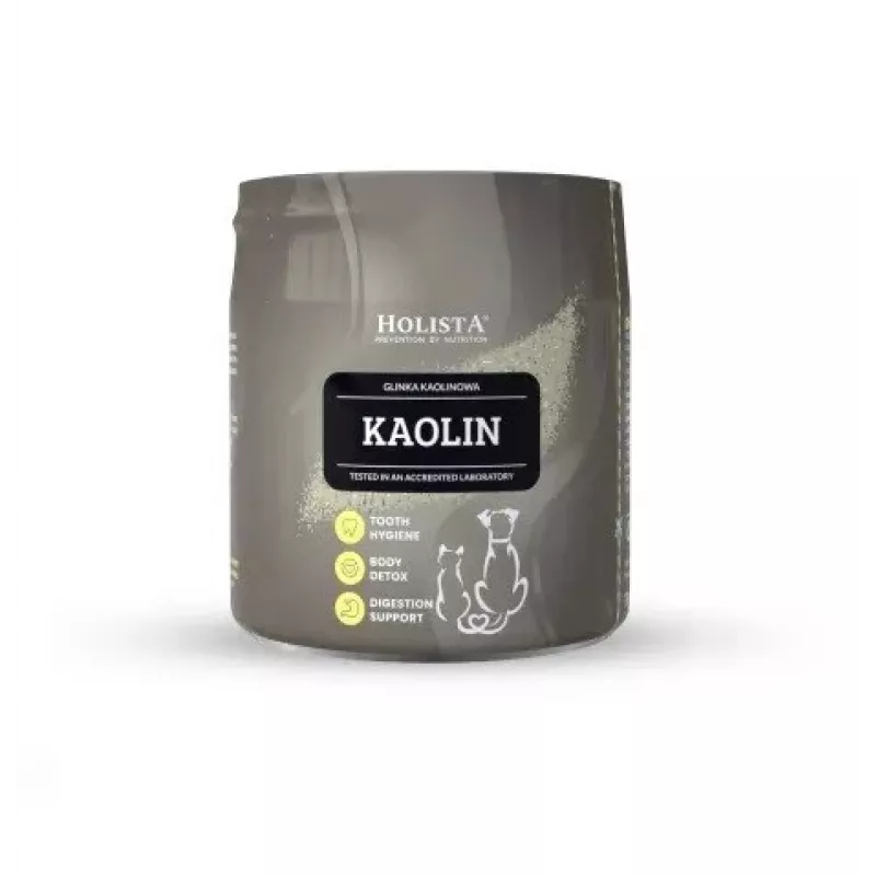 HOLISTA Kaolinas – papildai šunims ir katėms – 70g
