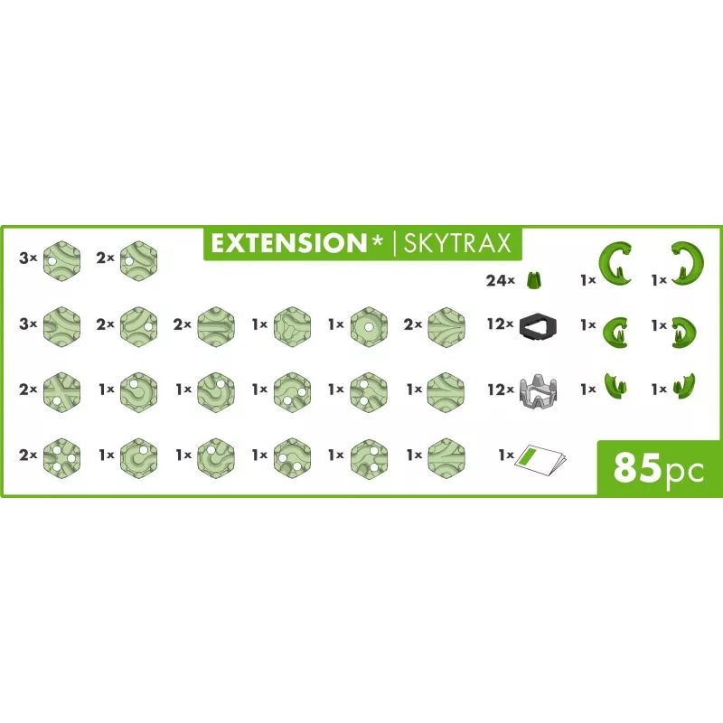 Žaislinis rutuliukų bėgių takelis Ravensburger GraviTrax Extension Skytrax amžius 8+