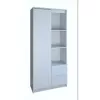 Biuro knygų spinta Top e Shop RS-80 BILY BIEL, balta medžio drožlių plokštė, 7 lentynos, 800×350×1800 mm