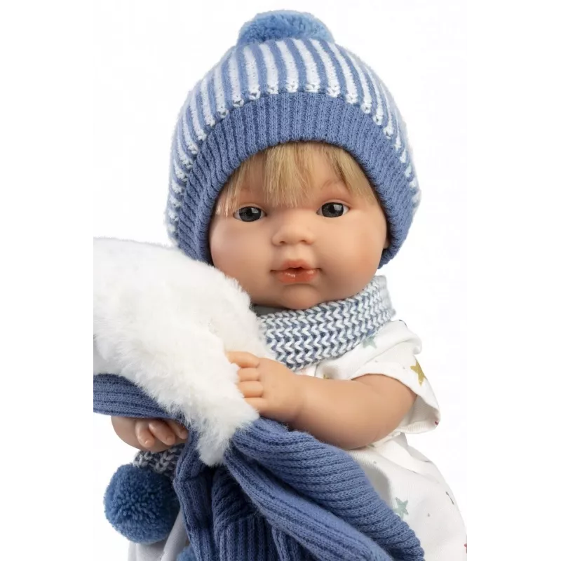 Lėlė Llorens Sasha verkianti, 38 cm, realistinės savybės, minkštas kūnas