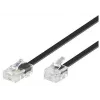 Telefono kabelis Microconnect MPK451S RJ11 RJ45 1m Juoda